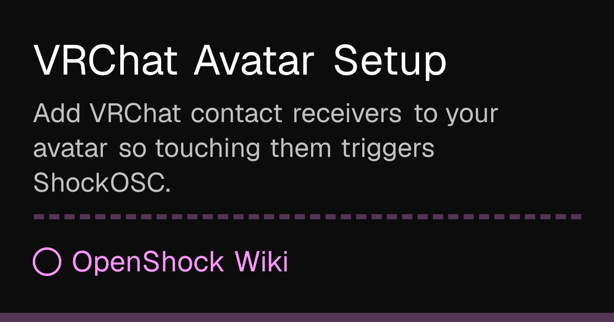 VRChat Avatar Setup